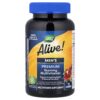 Nature's Way - Multivitamínico em Gomas Premium Alive! para Homens Gomas nos Sabores Laranja Uva e Cereja 75 Gomas