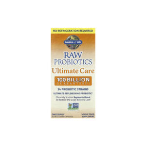 RAW Probiotics Ultimate Care Longa Duração 30 Cápsulas - Garden of Life