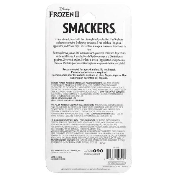 Lip Smacker - Coleção Beauty Frozen II da Disney Kit com 9 Unidades