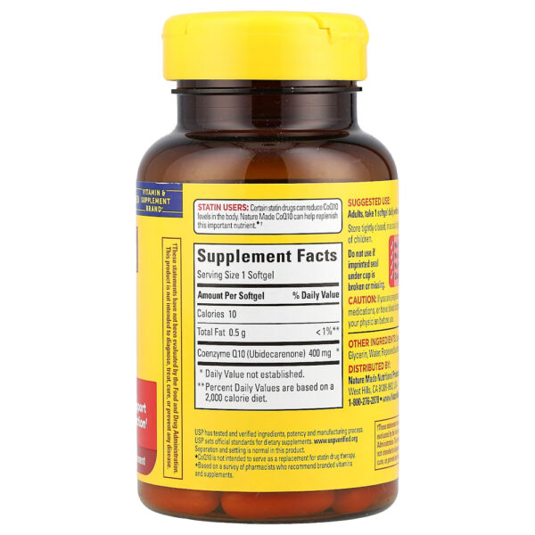 Nature Made - CoQ10 400 mg 40 Cápsulas Softgel