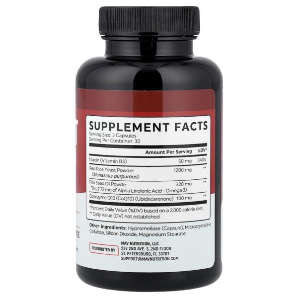 MAV Nutrition - Auxílio à Saúde do Coração 90 Cápsulas