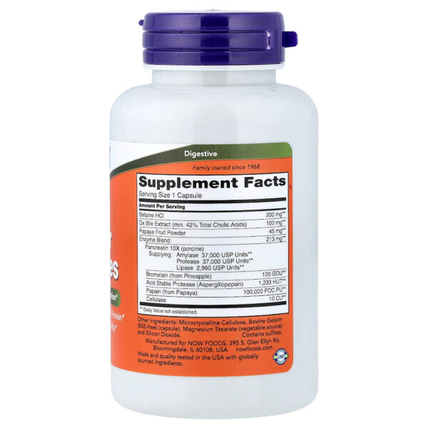 NOW Foods - Super Enzymes 60 Cápsulas