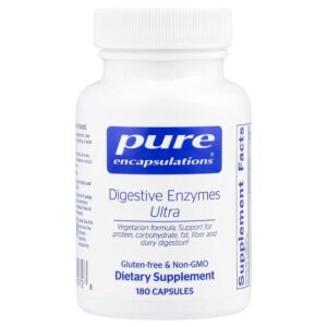 Pure Encapsulations - Enzimas Digestivas Ultra 180 Cápsulas
