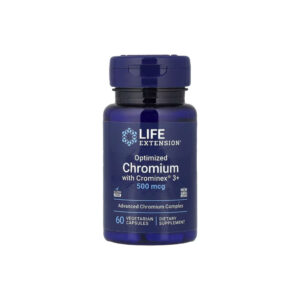 Cromo Otimizado com Crominex3+ 500mcg 60 Veg Cápsulas - Life Extension