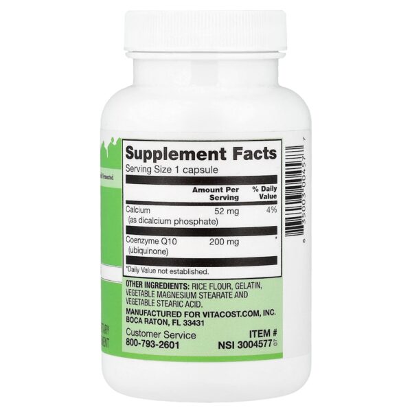 Vitacost - CoQ10 200 mg 120 Cápsulas