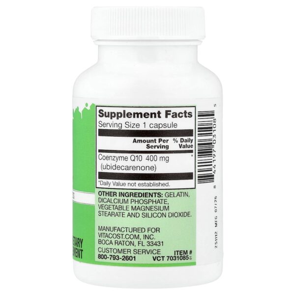 Vitacost - CoQ10 400 mg 60 Cápsulas