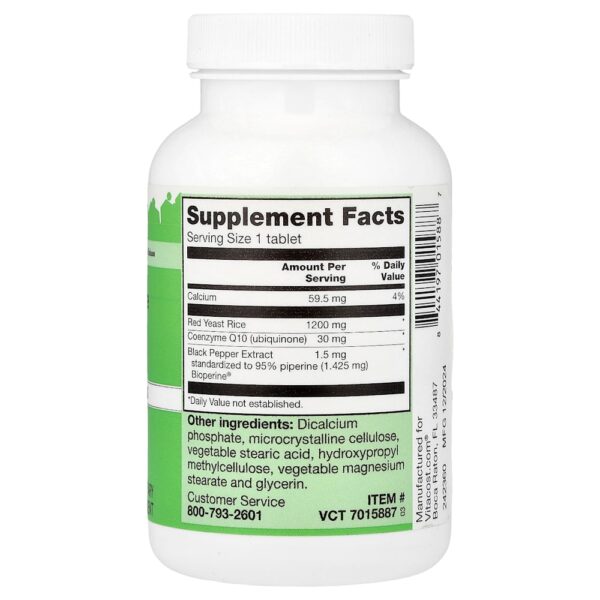 Vitacost - Red Yeast Rice com CoQ10 60 Tablets