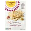 16-10.jpg Simple Mills - Biscoitos de Farinha de Amêndoa Parmesão e Alho 120 g