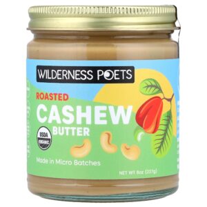 Wilderness Poets - Manteiga de Castanha-de-Caju Orgânica Torrada 227 g
