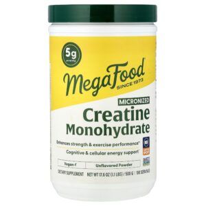 16-15.jpg MegaFood - Creatina Micronizada em Pó Sem Sabor 500 g