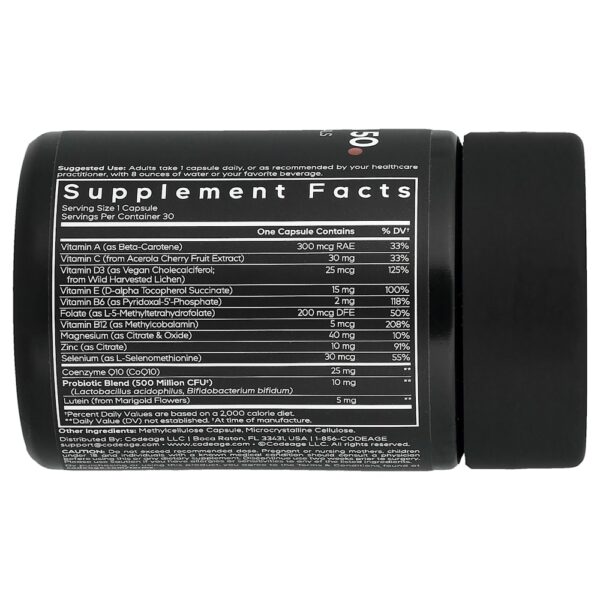 16-181.jpg Codeage - Multivitamínico para Homens 50 30 Cápsulas Vegetais