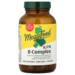 16-21.jpg MegaFood - Complexo B para Crianças 90 Minicomprimidos