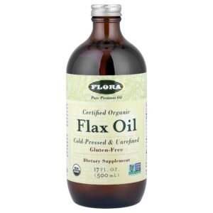Flora - Óleo de Linhaça Orgânica Certificada 500 ml