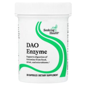 Seeking Health - Enzima DAO 30 Cápsulas (4,2 mg por Cápsula)