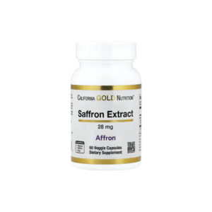 Extrato de Açafrão com Affron® 28 mg 60 Cápsulas Vegetais - California Gold Nutrition