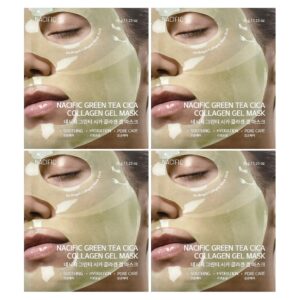 Nacific - Máscara de Beleza em Gel de Colágeno e Chá Verde 4 Unidades 35 g Cada
