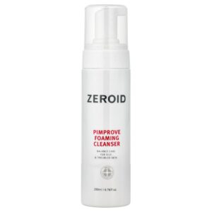 Zeroid - Pimve Espuma de Limpeza Para Pele Oleosa e Danificada 200 ml