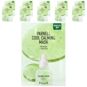 Parnell - Máscara de Beleza Calmante e Refrescante com Pantenol 10 Máscaras 20 g Cada