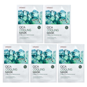 Cell Fusion C - Máscara Refrescante de Cica, 5 Folhas, 27 g