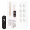 OPI - Unhas Autocolantes Instantâneas On Point Comprimento Curto Cor: All Ice on Alpine Snow Kit com 27 unidades