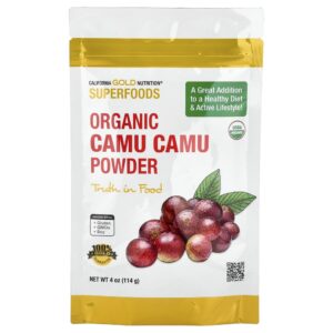 California Gold Nutrition - Superfoods Camu-camu em Pó Orgânico 114 g