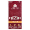 Ancient Nutrition - Proteína de Multicolágeno Tropical 15 Pacotes de Gel 30 ml Cada