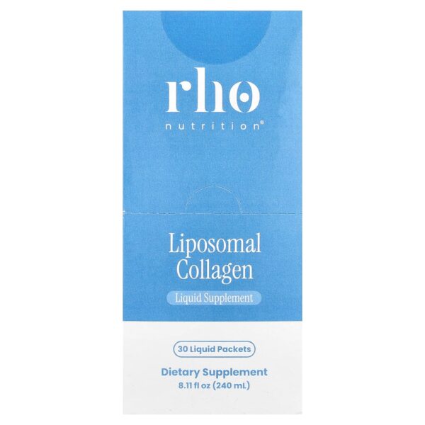 Rho Nutrition - Colágeno Lipossomal 30 Embalagens Líquidas 8 ml Cada