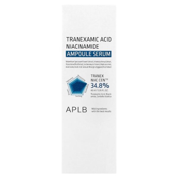 APLB - Sérum em Ampola de Nicotinamida de Ácido Tranexâmico 40 ml
