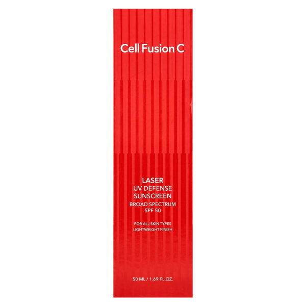 Cell Fusion C - Protetor Solar contra Raios UV, Para Todos os Tipos de Pele, FPS 50, 50 ml