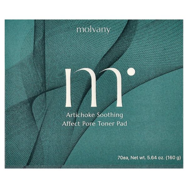 Molvany - Alcachofra Disco Tônico Calmante que Afeta os Poros 70 Discos 160 g
