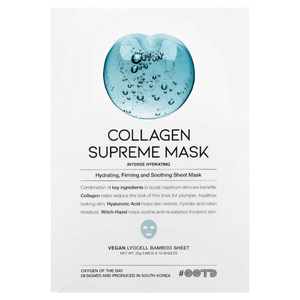 OOTD - Máscara de Colágeno Suprema de Beleza 10 Folhas 25 g Cada