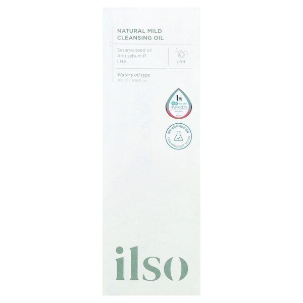 ilso - Óleo de Limpeza Suave Natural 200 ml