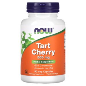 NOW Foods - Cereja Azeda 500 mg 90 Cápsulas Vegetais