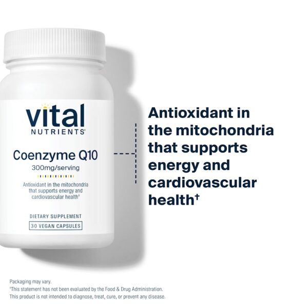 Vital Nutrients - Coenzima Q10 300 mg 30 Cápsulas Veganas