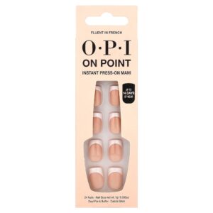 OPI - Unhas Autocolantes Instantâneas On Point Comprimento Curto Cor: Fluent In French Kit com 27 Produtos