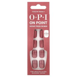 OPI - Unhas Autocolantes Instantâneas On Point Comprimento Curto Cor: Tickle My France-Y
