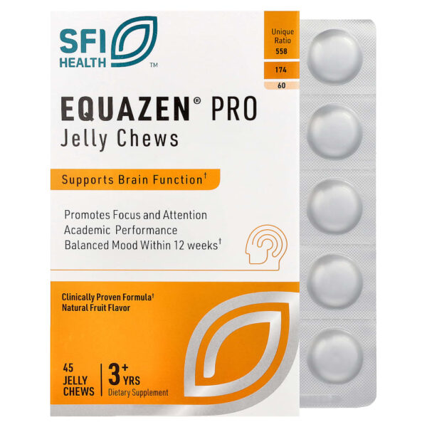 SFI Health - Equazen Pro Acima de 3 Anos Frutas Naturais 45 Cápsulas Mastigáveis