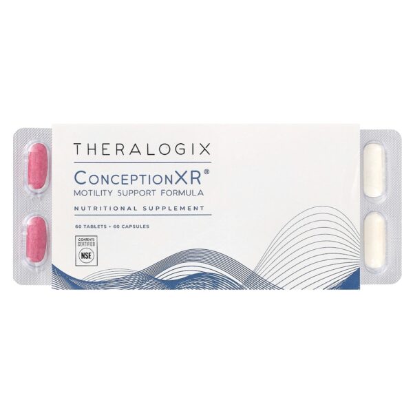 18-361.jpg Theralogix - ConceiveXR Fórmula de Suporte à Motilidade 60 Comprimidos + 60 Cápsulas