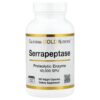 California Gold Nutrition - Serrapeptase Enzima Proteolítica 40000 USPs 180 Cápsulas Vegetais