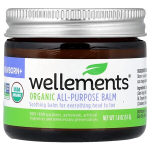 Wellements Bálsamo Orgânico Multiuso para Bebês Recém-Nascidos+ 51 g
