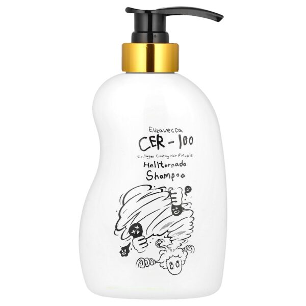 19-171.jpg Elizavecca - Cer-100 Shampoo Helltornado para Revestimento de Colágeno Hair A+ Muscle 500 ml