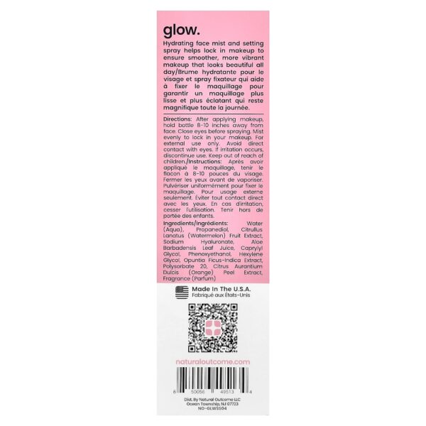 19-338.jpg Natural Outcome - Glow Spray Configurações para Brilho Noturno 120 ml (113 g)