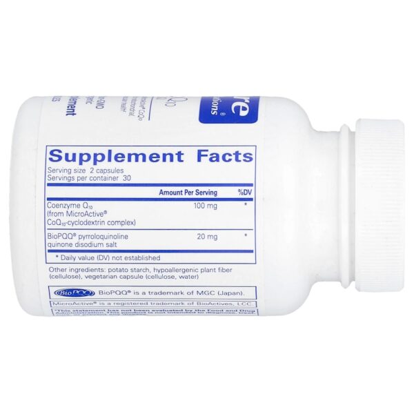 Pure Encapsulations - SR-CoQ10 com PQQ 60 Cápsulas