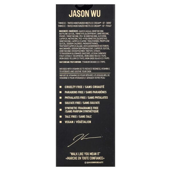 Jason Wu - O Hidratante com Cor Encontra o CC Cream 07 Skin7 30 ml