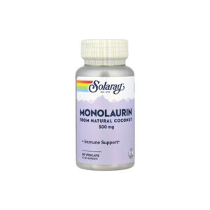Monolaurin 500mg 60 Veg Cápsulas - Solaray