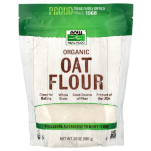 NOW Foods - Real Food Farinha de Aveia Orgânica 567 g