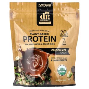 Dr. Murray's - Proteína à Base de Plantas Orgânicas Chocolate 453,59 g
