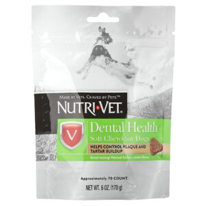 2-39.jpg NutriVet - Cápsulas Mastigáveis Dental Health Para Cães Defumada Natural de Nogueira 70 Unidades 170 g