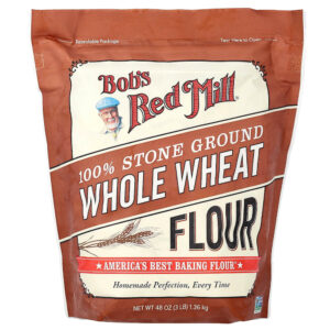 Bob's Red Mill - 100% Farinha de Trigo Integral Moída em Pedra 1,36 kg