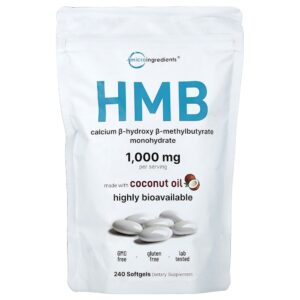 2-64.jpg Micro Ingredients - HMB 240 Cápsulas Softgel